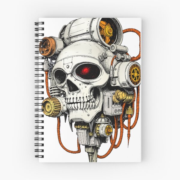 Item preview, The Cybernetic Skull designed and sold by krabbaraban.
