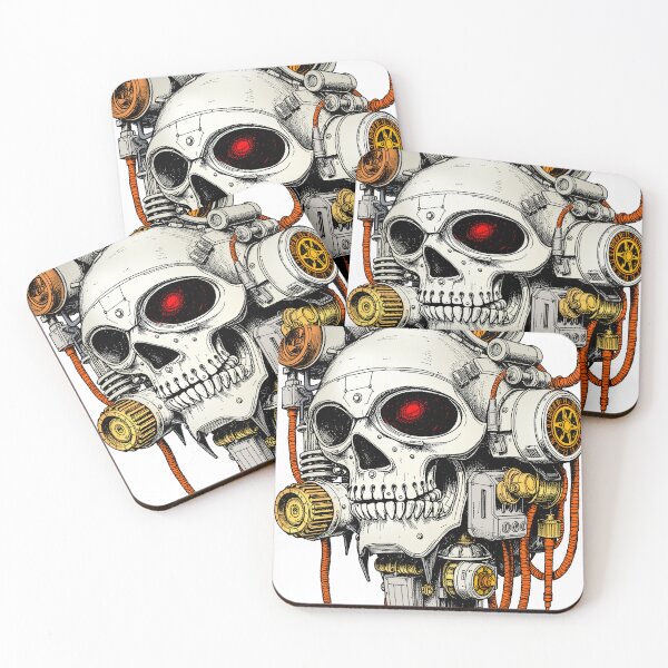 Item preview, The Cybernetic Skull designed and sold by krabbaraban.