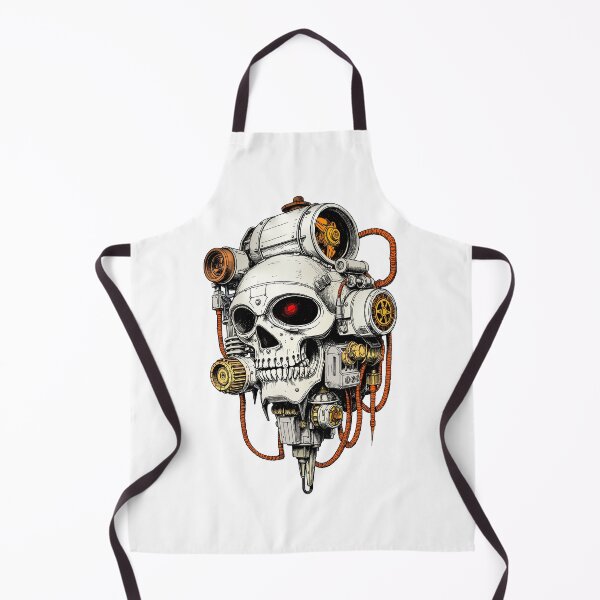 Item preview, The Cybernetic Skull designed and sold by krabbaraban.