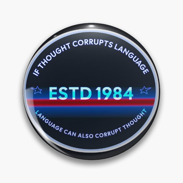 Item preview, George Orwell Quote 1984 designed and sold by AuroraXGreen.