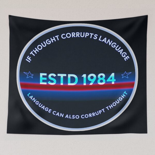Item preview, George Orwell Quote 1984 designed and sold by AuroraXGreen.