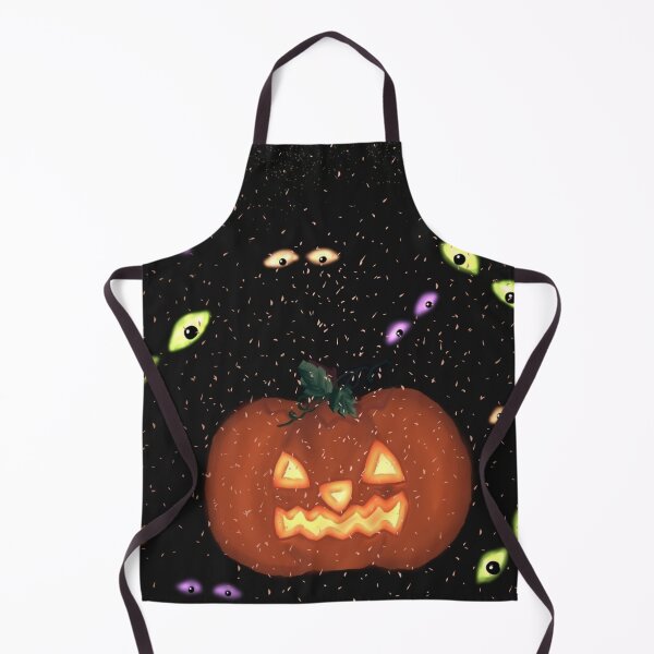 Item preview, Pumpkin and spooky eyes designed and sold by Vanessa Hogle.
