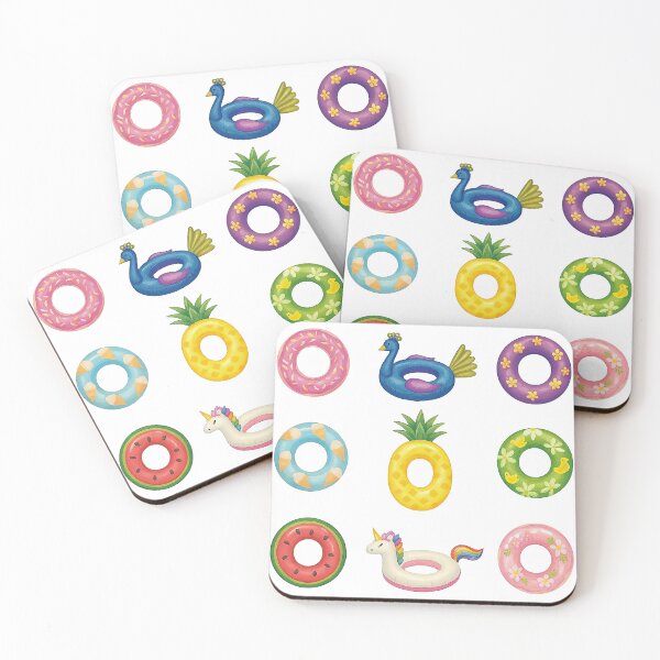 Item preview, Colorful Pool Float Collection with Summer Fun Themes designed and sold by ArtfulWeave.