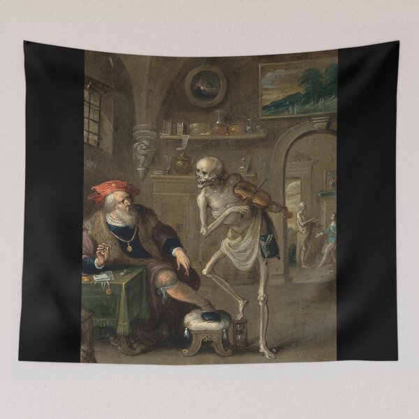 Item preview, Death and the Miser Frans Francken II (1581–1642) designed and sold by Vintage Designs +.