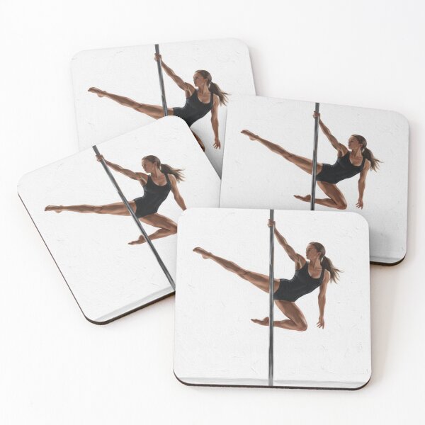 Item preview, Black and white art pole dance designed and sold by Shine&Spin.