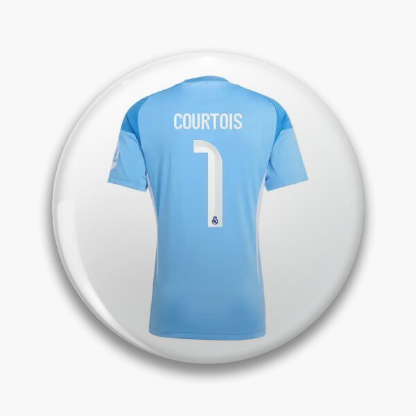 Item preview, Real Madrid 25-26 GK Blue Kit | Thibaut Courtois | #1 designed and sold by suhailkishawi.