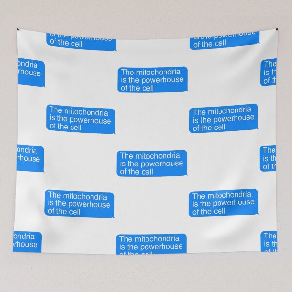 Item preview, 29 The Mitochondria Is The Power House Of The Cell Text Box Imessage designed and sold by clint-chan.