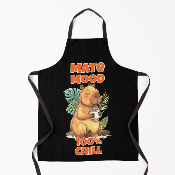 Item preview, Cute Capybara with Yerba Mate – “Mate Mood” designed and sold by flamini.