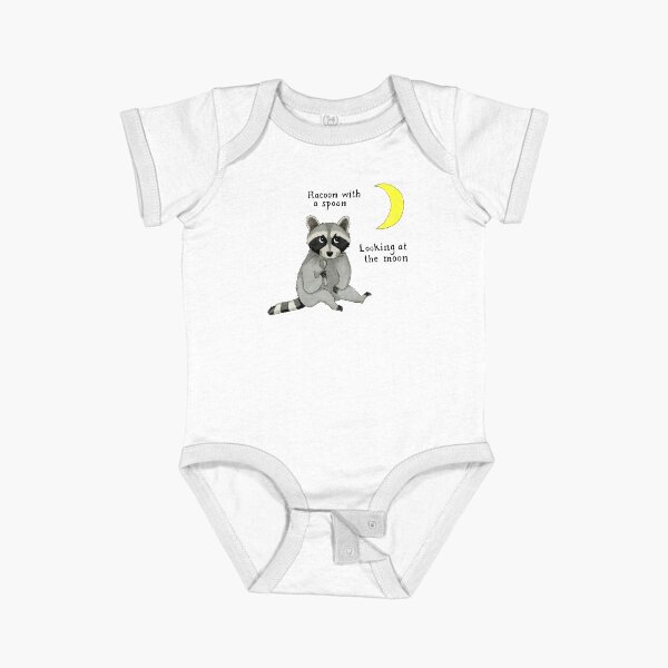 Vista previa del artículo con la obra «Racoon con una cuchara», diseñado y vendido por EBG draws.