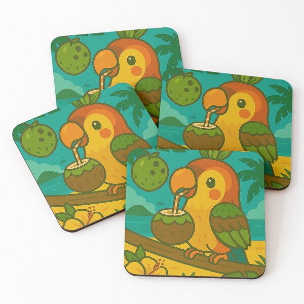 Item preview, Coconut Parrot’s Island Sip designed and sold by Whiskers&Waffles.