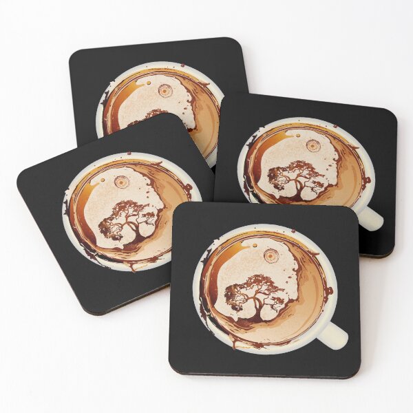 Item preview, Wishing Tree - Coffee Art designed and sold by gracefullizard.