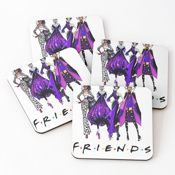 Item preview, Friends Villains Fashion Illustration Retro Style designed and sold by LloydWMalbrough.