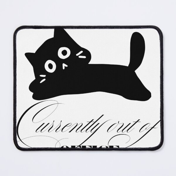 Item preview, Currently Out of Office Black Cat designed and sold by Ramya designs .