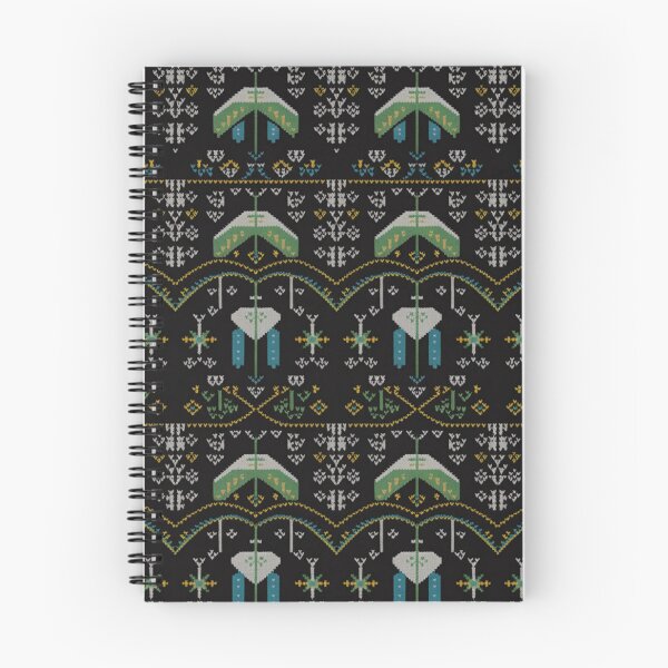 Item preview, Retro Gamers, Gaming Folkart Pixel Pattern designed and sold by Heritage Hive Studio.