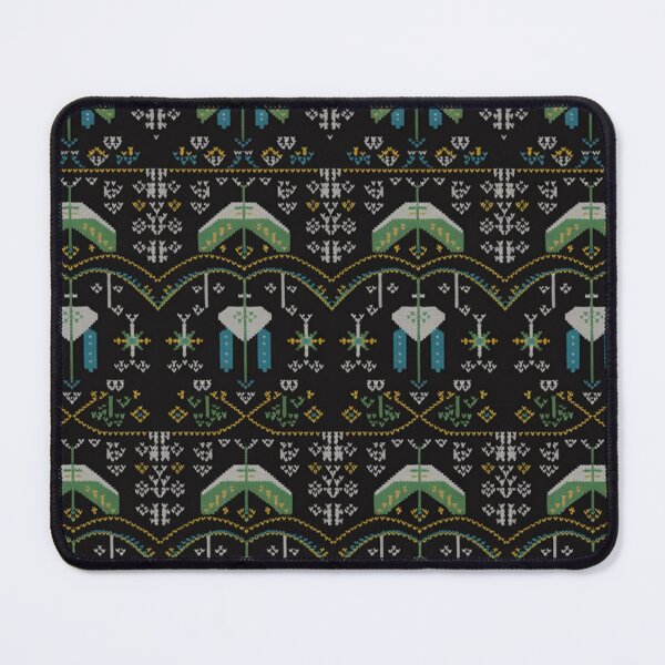 Item preview, Retro Gamers, Gaming Folkart Pixel Pattern designed and sold by Heritage Hive Studio.