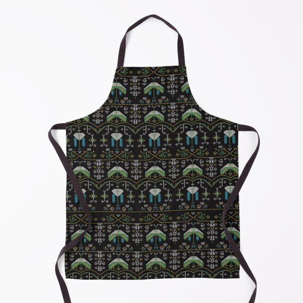 Item preview, Retro Gamers, Gaming Folkart Pixel Pattern designed and sold by Heritage Hive Studio.