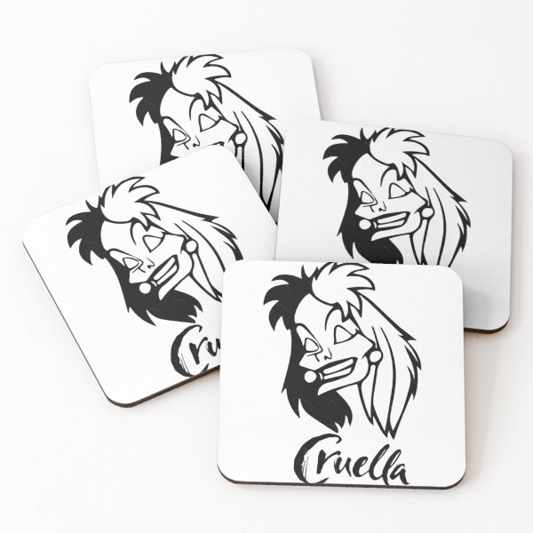Item preview, Cruella Minimalist Dark Line Art Drawing designed and sold by LloydWMalbrough.