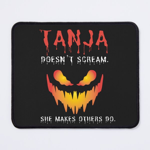 Item preview, Tanja Doesn’t Scream – She Makes Others Do | Spooky Halloween Quote Design designed and sold by Antik by Schulz.