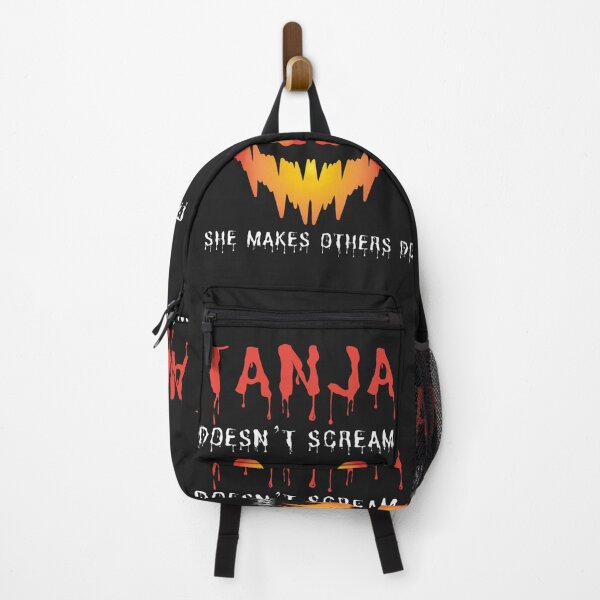 Item preview, Tanja Doesn’t Scream – She Makes Others Do | Spooky Halloween Quote Design designed and sold by Antik by Schulz.