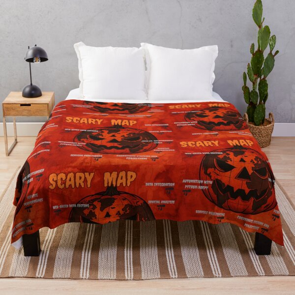 Item preview, SCARY MAP - geek version designed and sold by MapHappens.