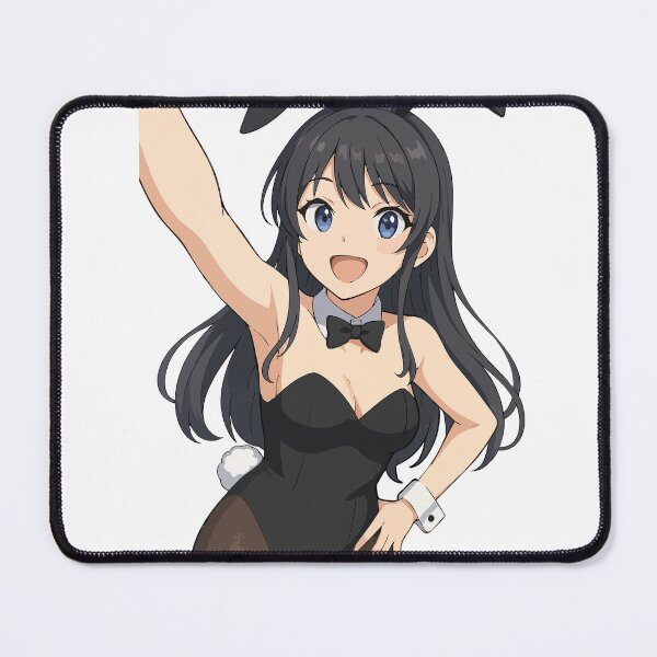 Item preview, Mai Sakurajima Bunny Girl Senpai Cute Selfie Pose Anime Cosplay Rascal does not dream of Bunny Girl Senpai designed and sold by CutCatPrints.