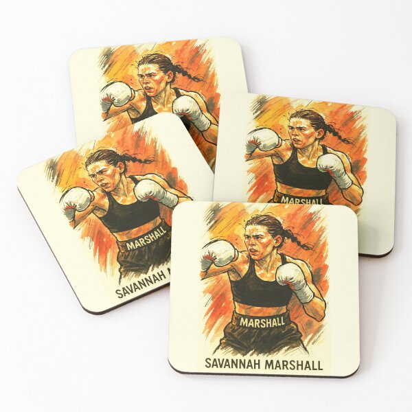 Item preview, Savannah Marshall - Female Boxer designed and sold by Sarcastic designs.
