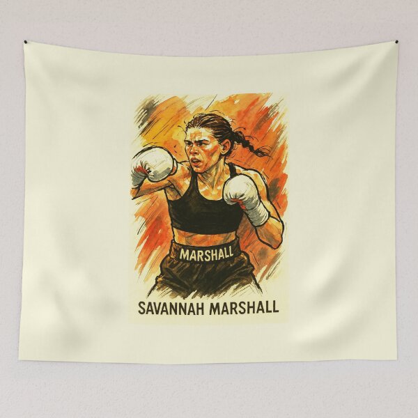 Item preview, Savannah Marshall - Female Boxer designed and sold by Sarcastic designs.