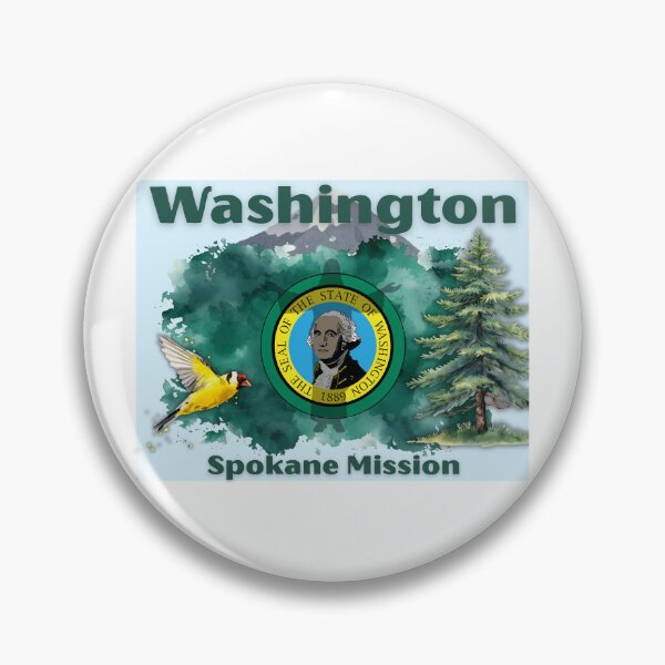 Artikelvorschau, Washington Spokane Mission entworfen und verkauft von Seeshellspace Designs.