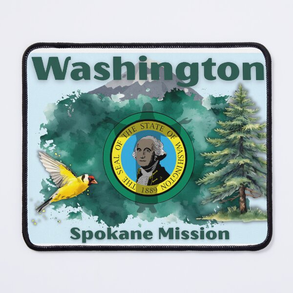 Item preview, Washington Spokane Mission designed and sold by Seeshellspace Designs.