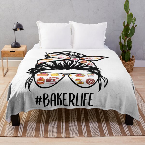 Item preview, Baker Life Messy Bun Hair baking funny Pastry baker Chef designed and sold by ndjagothiborr.