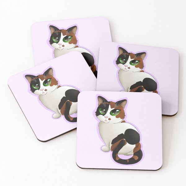 Item preview, Calico cat  kawaii designed and sold by Valenart.Illustration.