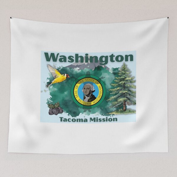 Artikelvorschau, Washington Tacoma Mission entworfen und verkauft von Seeshellspace Designs.