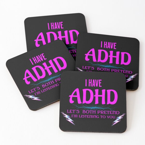 Item preview, Funny ADHD Quote Design designed and sold by JoysByTanja.