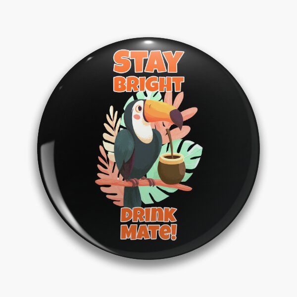 Item preview, Kawaii Toucan with Yerba Mate – “Stay Bright” designed and sold by flamini.