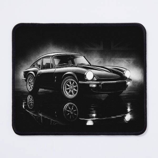 Item preview, 1973 Triumph GT6 MkIII Art – Classic British Sports Car Illustration designed and sold by Stinky Lincy's Apparel Company.