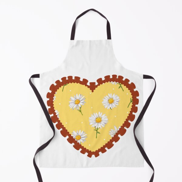 Item preview, Yellow Daisy heart with red frilly border designed and sold by priyankajustine.