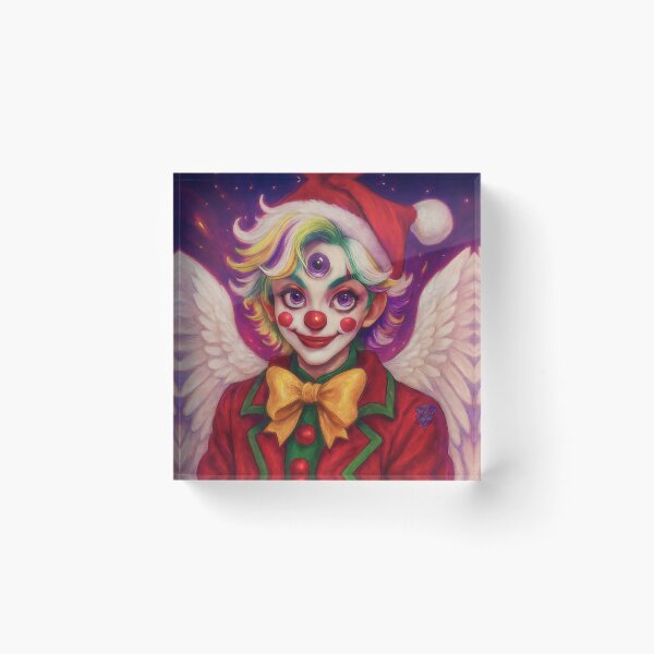 Item preview, the astral Christmas clown designed and sold by Ecosetereos.
