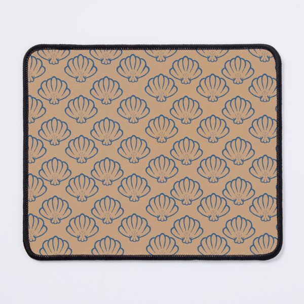 Item preview, Brown and navy shell pattern designed and sold by SqueakySketches.