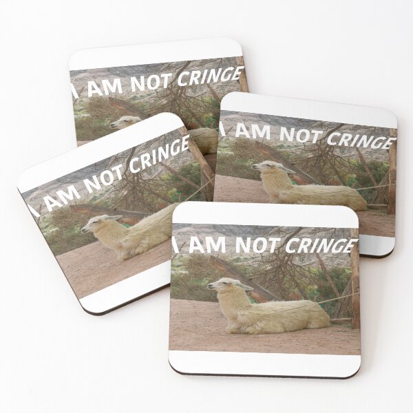 Item preview, "I am not cringe" llama. designed and sold by jsmine.