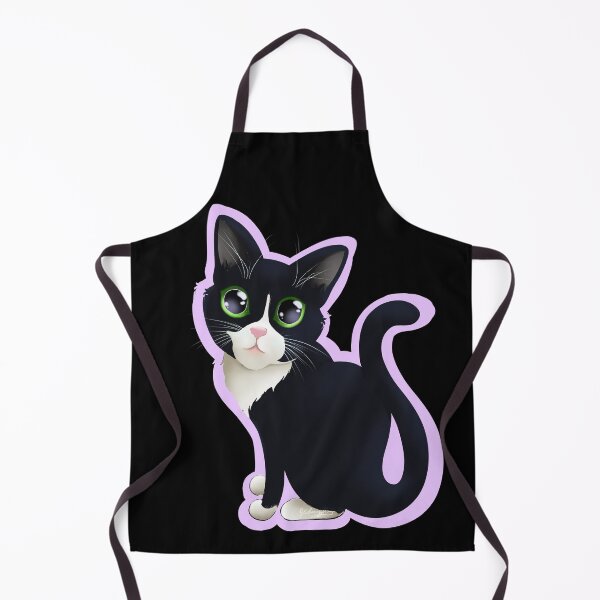Item preview, Black cat  kawaii designed and sold by Valenart.Illustration.