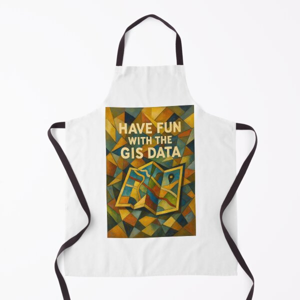 Item preview, Have Fun with the GIS Data – Cubist Map Abstraction designed and sold by MapHappens.