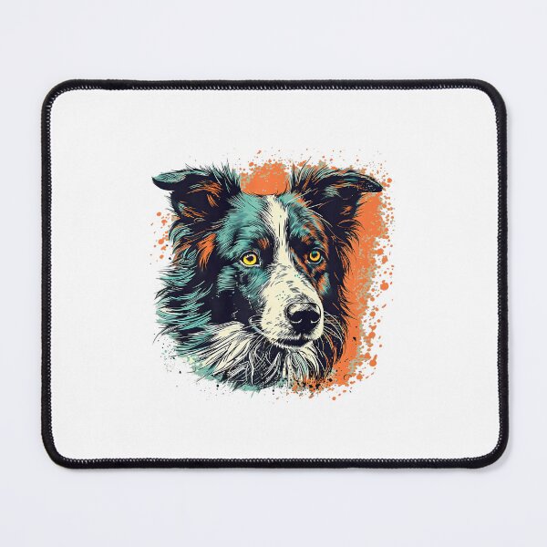 Item preview, Border Collie Vintage Art Intelligent Herding Art 	 		 designed and sold by lasahrolangd.