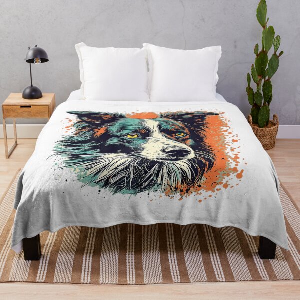 Item preview, Border Collie Vintage Art Intelligent Herding Art 	 		 designed and sold by lasahrolangd.