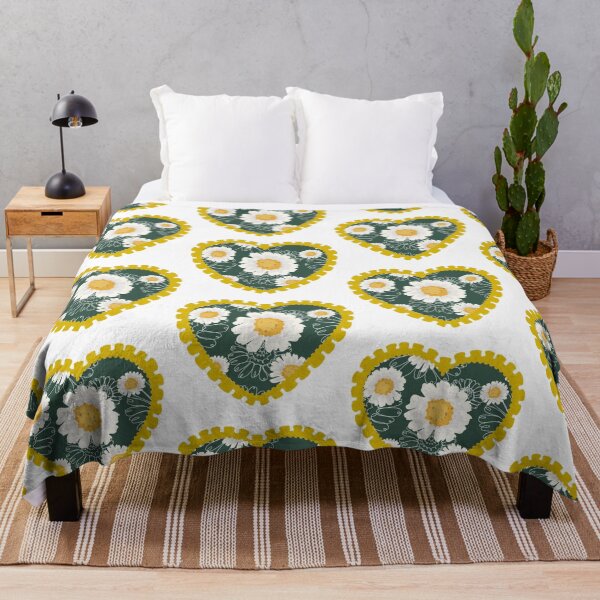 Item preview, Dark green heart with yellow frilly border designed and sold by priyankajustine.