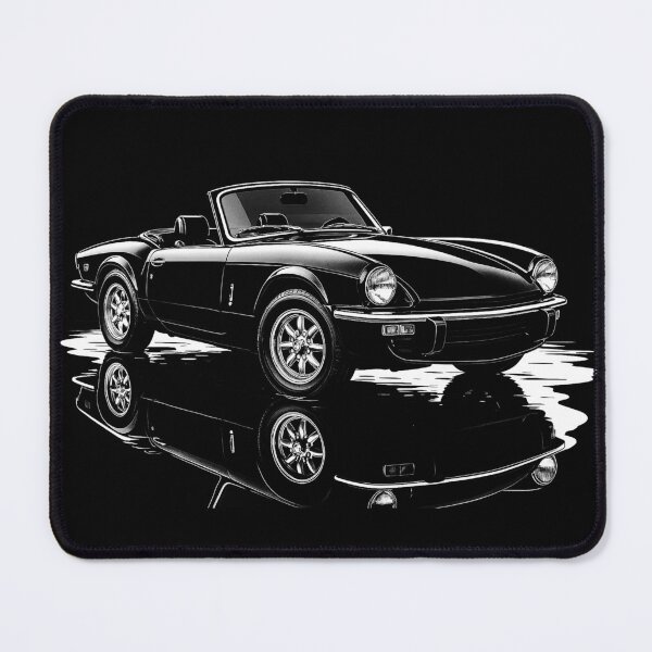 Item preview, Classic 1973 Triumph Spitfire Convertible – Vintage British Sports Car Art designed and sold by Stinky Lincy's Apparel Company.