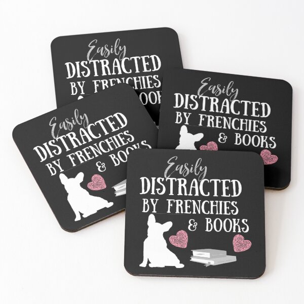 Item preview, Easily Distracted By Frenchies And Books French Bulldog 	 		 designed and sold by qiihyrgnh15.