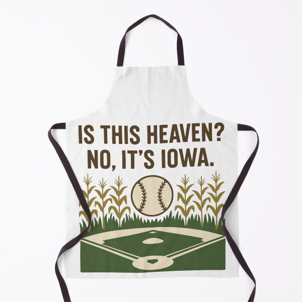 Item preview, Field of Dreams – Is This Heaven? No, It’s Iowa Baseball Quote Design designed and sold by BackstopAndCo.