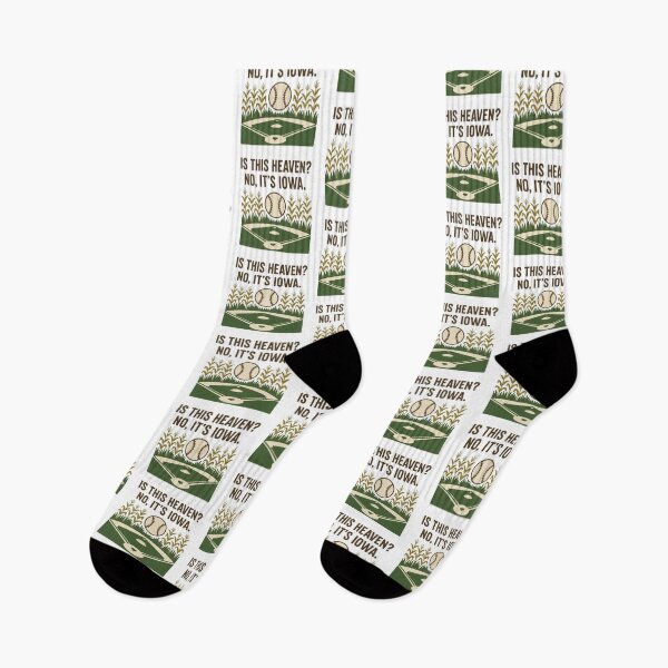 Item preview, Field of Dreams – Is This Heaven? No, It’s Iowa Baseball Quote Design designed and sold by BackstopAndCo.