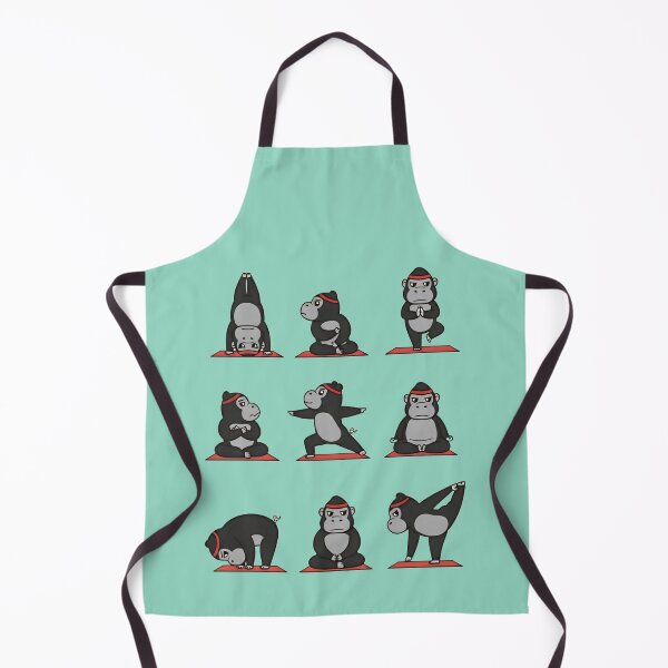 Item preview, Cute gorilla Yoga Poses – Adorable Meditating Gorilla designed and sold by SidTastic .