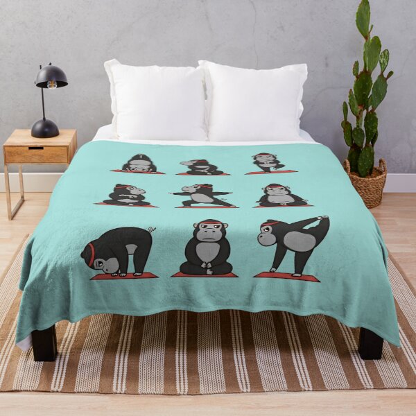 Item preview, Cute gorilla Yoga Poses – Adorable Meditating Gorilla designed and sold by SidTastic .